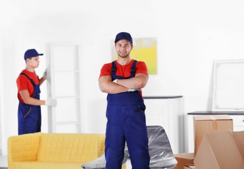 Docklands Movers team preparing a local relocation with care
