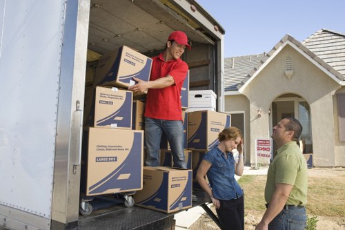 Packing and preparation for a Docklands home removal