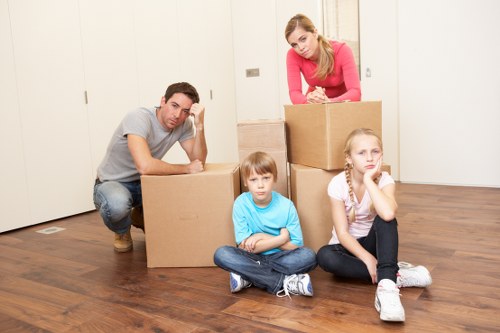 Office removals support in Docklands business district