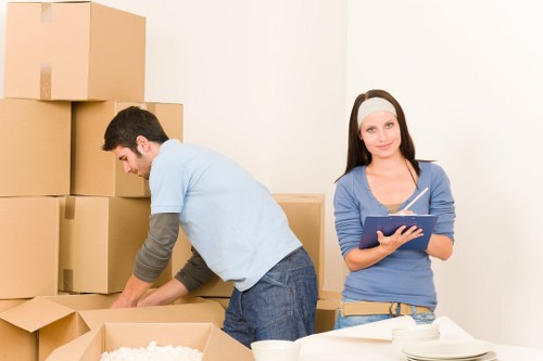 Variety of moving boxes and protective packing supplies for Docklands customers